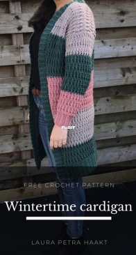 Gek op Haken - Laura Petra haakt - Laura Pietersma - Wintertime Cardigan - Free