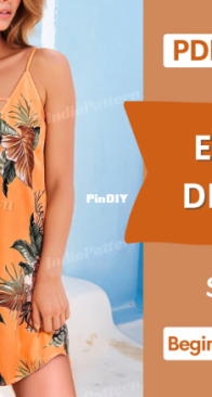 IndiePattern - Easy Dress - Sizes S-L - AIPattern
