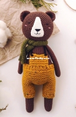 Bumbee crochet - Happy bear - Russian - Free