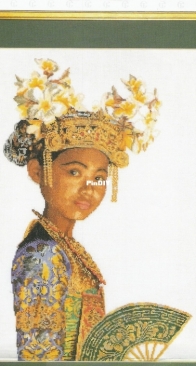 Thea Gouverneur TG 947 White Background / 948 Brown Background - Balinese Dancer XSD