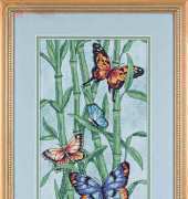 Dimensions 35120 Butterflies and bamboo