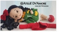 Ateliê Dy Amore - Joy Petschow - Chiquinha Doll - Boneca Chiquinha - Portuguese