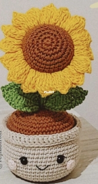 Teji2sindi - Sindi Haro Acuña - Potted Sunflower - Girasol en maceta - Spanish