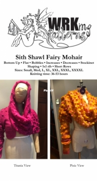 Sith Shawl Fairy Mohair by Wendy Ross Kaufman