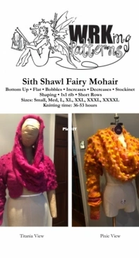 Sith Shawl Fairy Mohair by Wendy Ross Kaufman