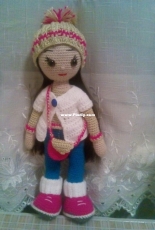 crochet diary my work  Stesh doll