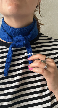 Easy Double Knitted Scarf by Easy as knit - English