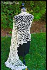 Beatrice Ryan Designs- Elena Hunt- Chiffon Soiree Shawl -Free