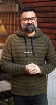 Stripetastic Hoodie by Maxim Cyr