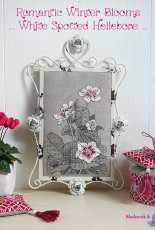 Ajisai Designs - White Spotted Hellebore, Blackwork