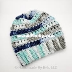 Handmade By Bek - Rebekah McClain - Triad Stitch Beanie - Free
