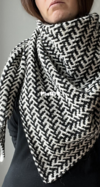 Pines and Needles Shawl by Jenny Faifel - SweaterFreak