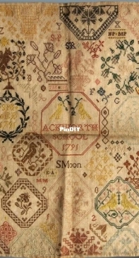 Needleprint - Sarah Moon 1791 Sampler PCS