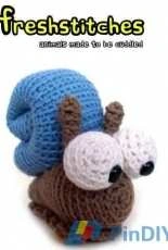 Fresh Stitches - Stacey Trock - Martin the Snail