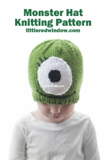 Little Monster Hat by Cassandra May