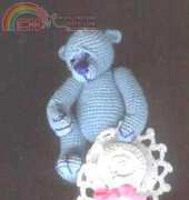 Crochet Thread Bear-Editha Molina-Sasha Crochet Bear-English