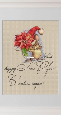 Ameli Stitch - New Years Mouse by Anna Smith