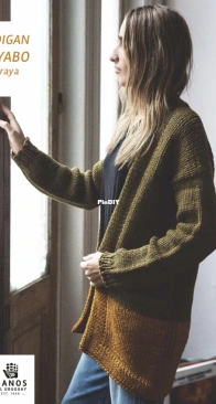 Guayabo Cardigan by Soraya García - Manos del Uruguay - Spanish - Free