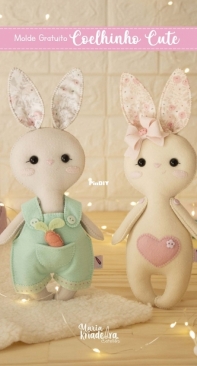 Maria Kriadeira Atelie- Cute Bunny - Coelhinho Cute -  Portuguese - Free