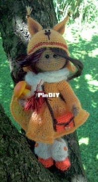 Handmade by Idotti - Irina Idotti - Squirrel girl - Russian