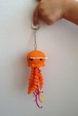 Jellyfish Keychain