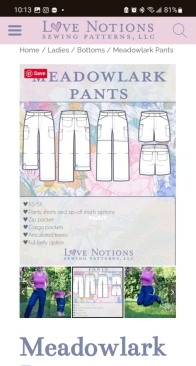 Love Notions - Meadowlark Pants