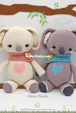 Tarturumies - Maria Bernadette Pozzi - St Valentines Koalas Gina and Dante - Dutch - Free