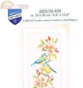 Vervaco 35.439 Bluetits and appleblossoms