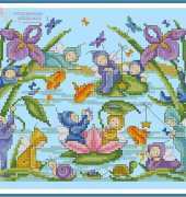 Water Babies by Joan Elliott from Cross Stitcher UK 221 XSD