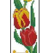 Jeanette Crews Designs - Book 1254 - Floral Bookmarks T