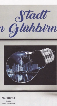 Coricamo 10281 City in a Light bulb from Dein Kreuzstich Magazin 05/2020 XSD