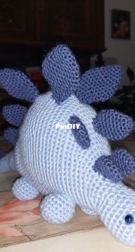 Hello Stegosaurus by The Button Ship