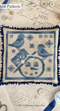 Luminous Fiber Arts - Gathering Snowflakes