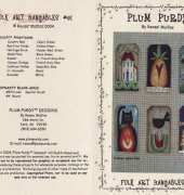 Plum Purdy 81 Folk Art Hangables