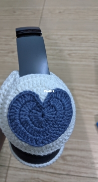 Crochet headphone covers