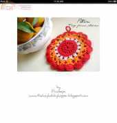 The Lazy Hobbyhopper - Pradeepa - Fiery Flower Potholder