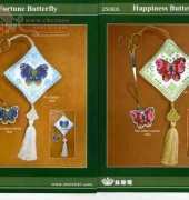 Dome Istitch 21 - 250805 Happiness, 250806 Fortune Butterflies