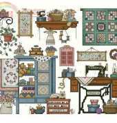 Dimensions - Charts & Charms 72378 Sew Cozy XSD