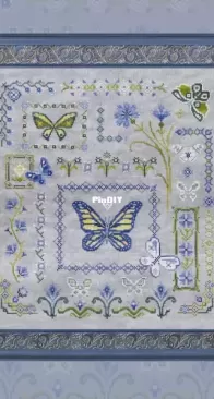 OwlForest Embroidery -  0125-BT-E  - Misty Butterflies