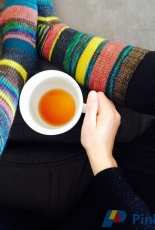 Funambule knee-highs by Anny Dubé-English,French-Free
