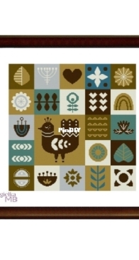 Little Polish Needle - Scandinavian sampler 1