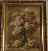 Roses in a Vase, August Renoir, my work