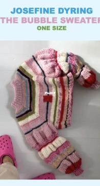 Bubble Sweater by Josefine Dyring