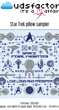 Cloudsfactory - Star Trek Pillow Sampler