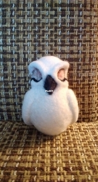 Owls - needle felting