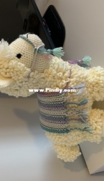 Crochet lama