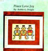 Bobbie G. Designs MS 212 - Peace Love Joy