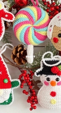 Svetla Art Shop / Baby Eco Toys - Irene Esaulova - Christmas Ornaments