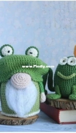 Pam Pino Design - Nazeli Mkrtchyan-Tadevosyan - Frog Gnome and Frog Toy