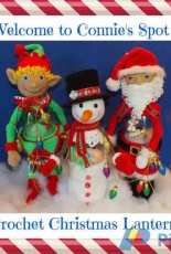 Connie Hughes Designs - Connie Hughes  - Crochet Soda Pop Bottle Christmas Lantern Patterns